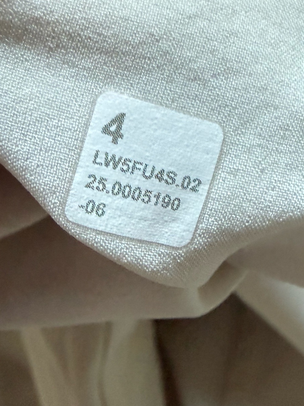 Lululemon Swift Wide-Leg Mid-Rise Pant Full Length Cream Casual Women’s Size 4 - Picture 13 of 13